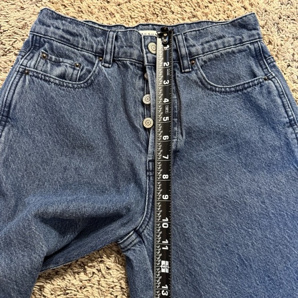 PAC SUN Baggy Flare Jeans Y2K Patchwork Women's Sz 25 - Picture 7 of 15